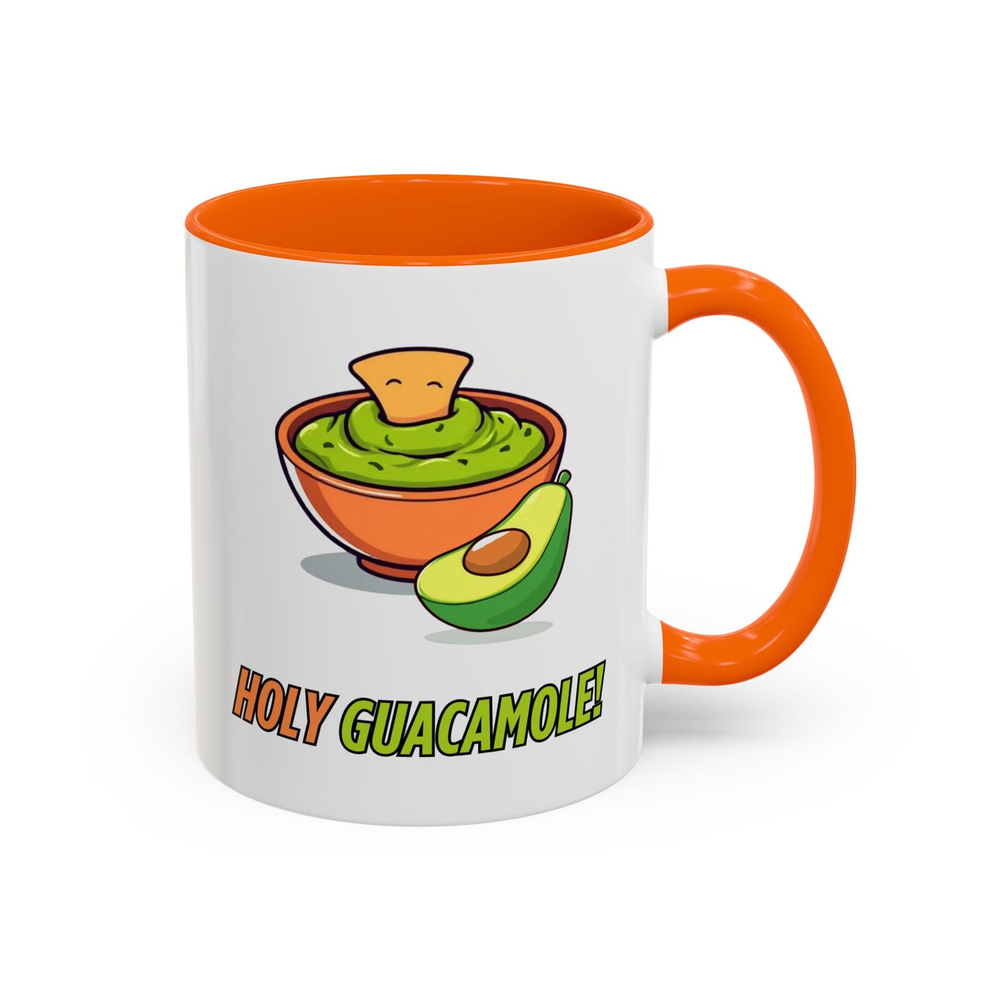 Holy Guacamole Coffee Mug, Fun Avocado Tea Cup, Quirky Kitchenware, Unique Gift for Food Lovers, Vibrant Drinkware