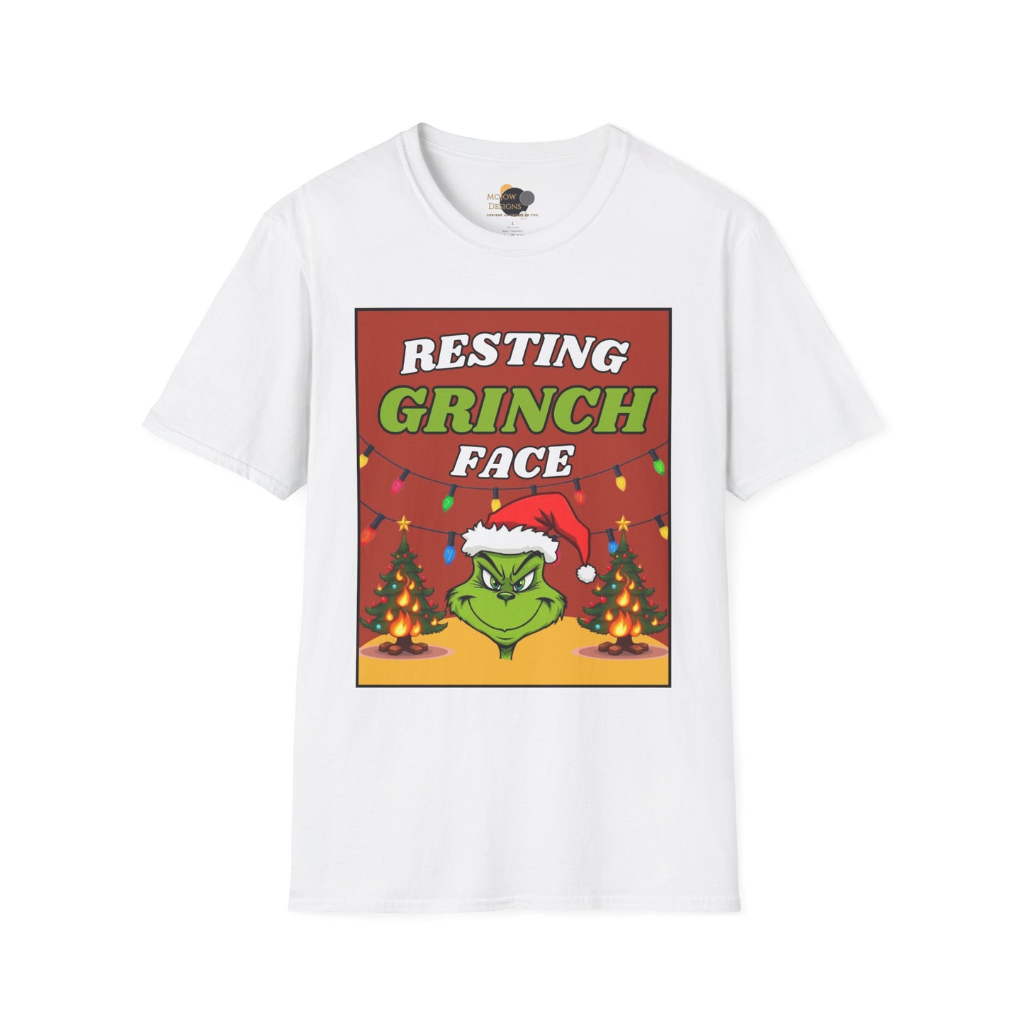 Grinch 'Resting Grinch Face' Christmas T‑Shirt