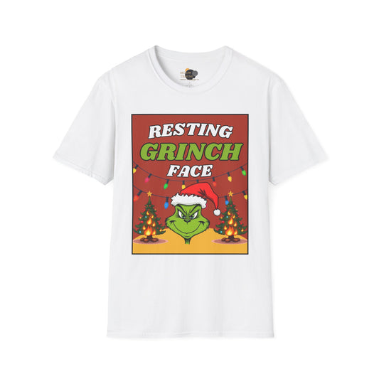 Grinch 'Resting Grinch Face' Christmas T‑Shirt
