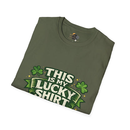 This Is My Lucky Shirt St. Patrick’s Day Shamrock T-Shirt