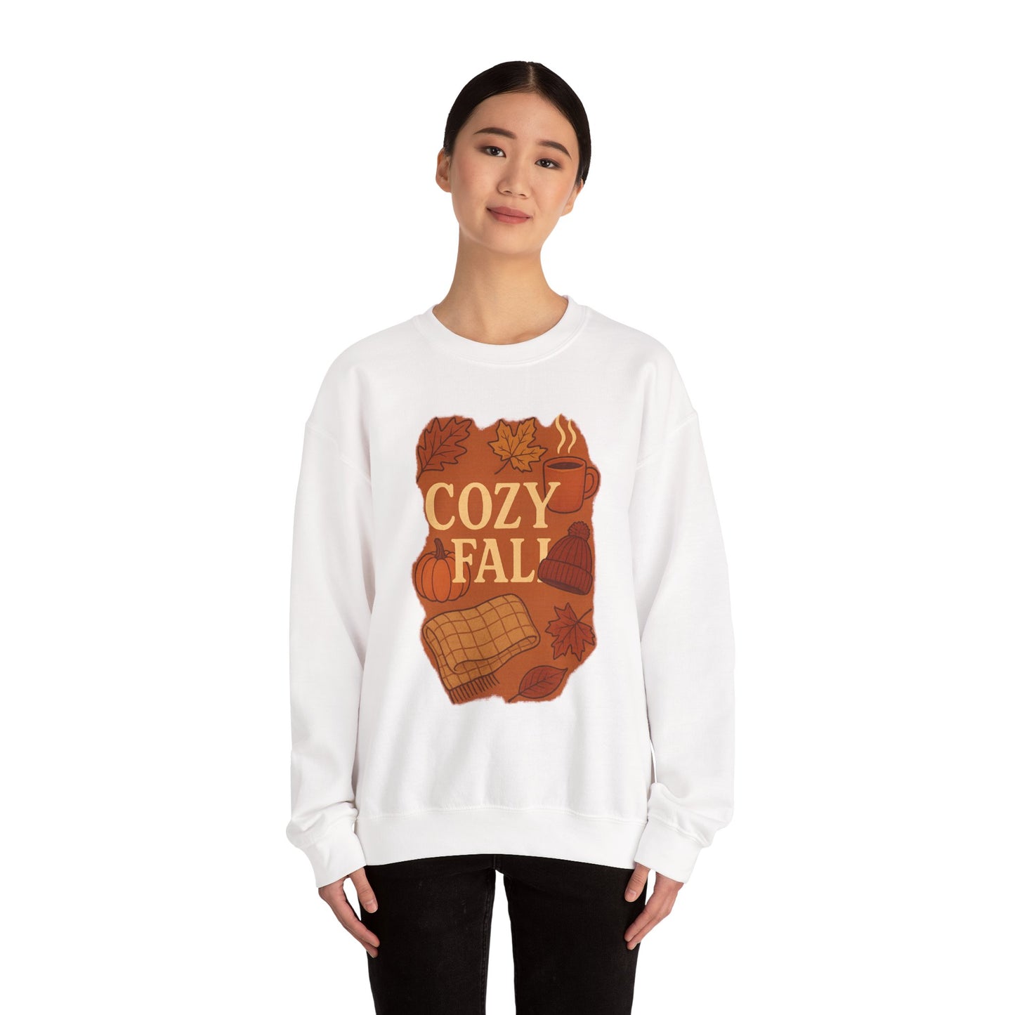 Cozy Fall Crewneck Sweatshirt, Autumn Apparel, Unisex Sweatshirt, Fall Fashion, Thanksgiving Gift, Cozy Sweater