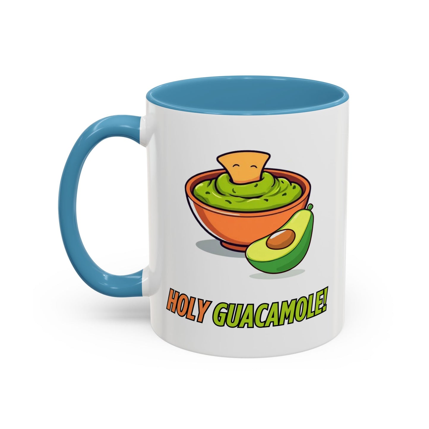 Holy Guacamole Coffee Mug, Fun Avocado Tea Cup, Quirky Kitchenware, Unique Gift for Food Lovers, Vibrant Drinkware