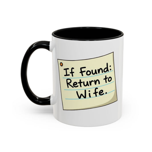Humorous Coffee Mug - Perfect Gift for Husband, Funny Office Mug, Marriage Humor, Personalized Drinkware, Everyday Use