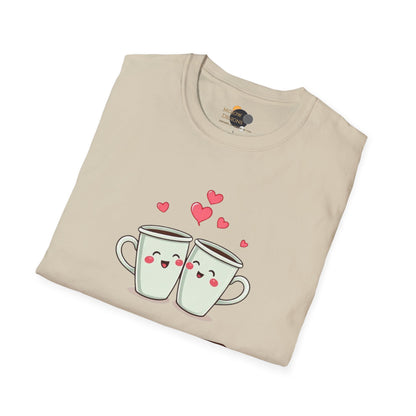 Love You a Latte Unisex T-Shirt, Cute Coffee Shirt, Valentine's Day Gift, Coffee Lover Tee, Fun Graphic Tee