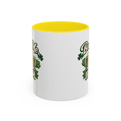Beer Me I'm Irish Accent Coffee Mug — St. Patrick's Day Beer Mug Gift
