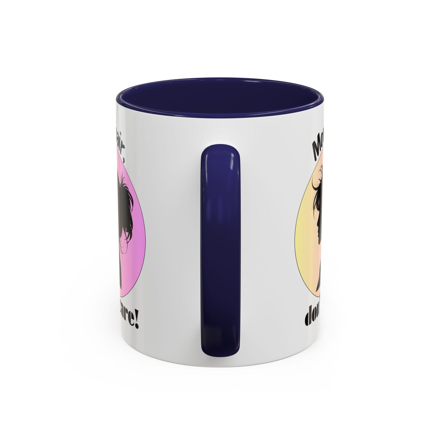 Mom Hair Coffee Mug - Stylish Gift for Moms, Caffeinated Humor Mug, Cute Kitchen Decor, Sweet Gift for Mother's Day, Funny Coffee Cup
