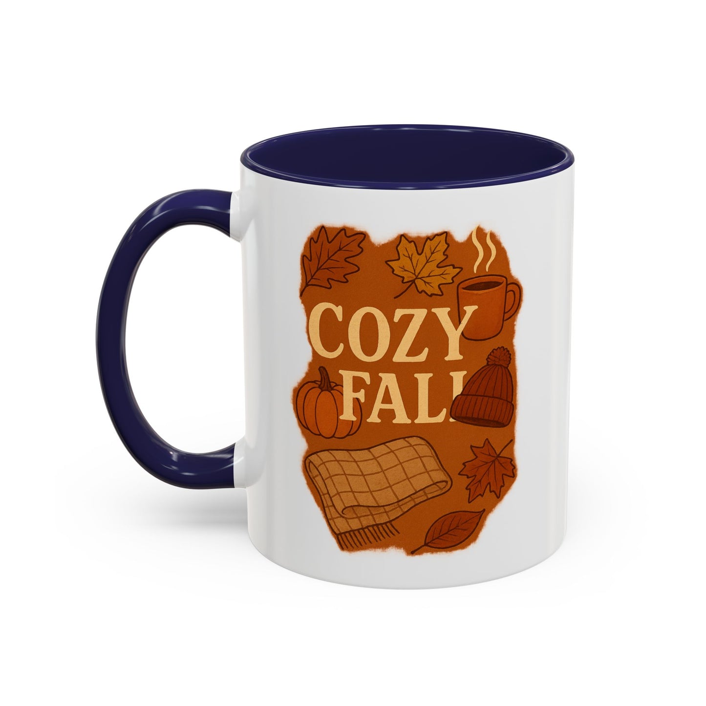 Cozy Fall Accent Coffee Mug | Seasonal Drinkware | Autumn Vibes | Perfect Gift for Fall | Home Decor | Coffee Lover's Companion