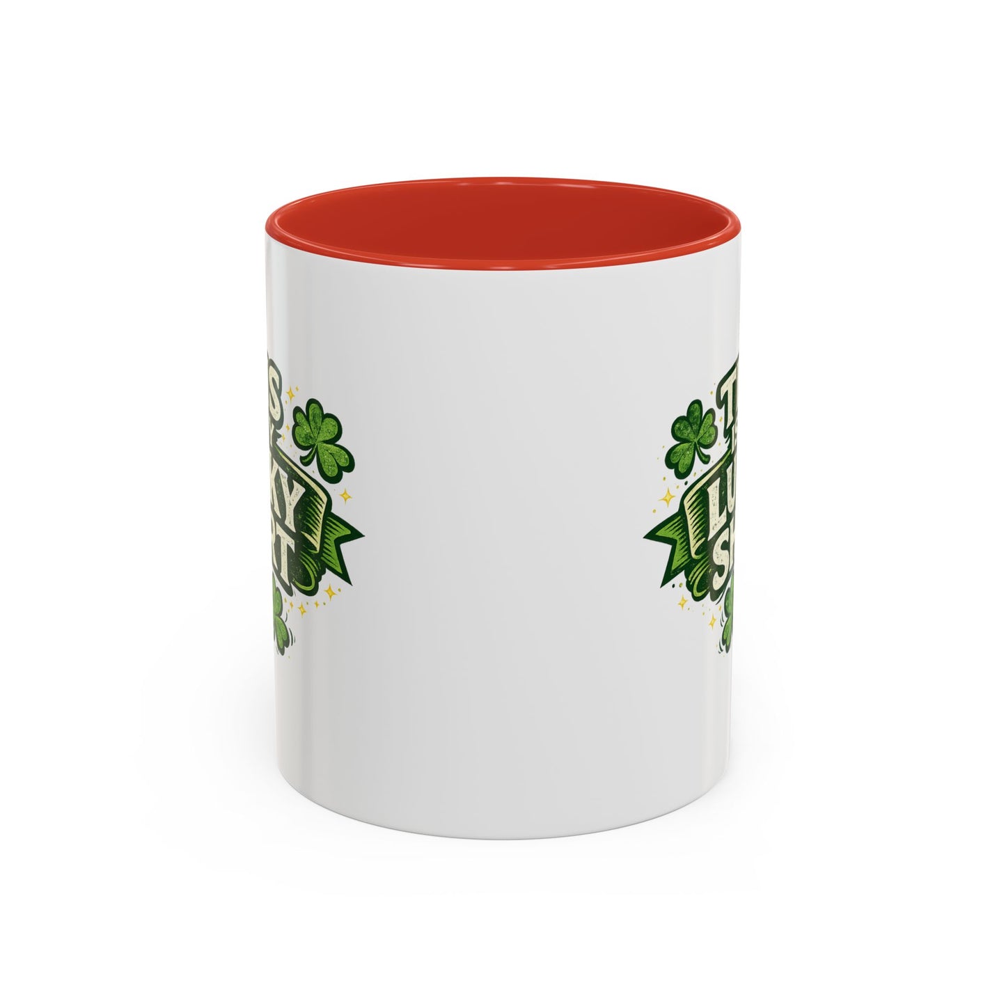 Lucky Shirt Coffee Mug — "This Is My Lucky Shirt" St. Patrick’s Day Accent Mug