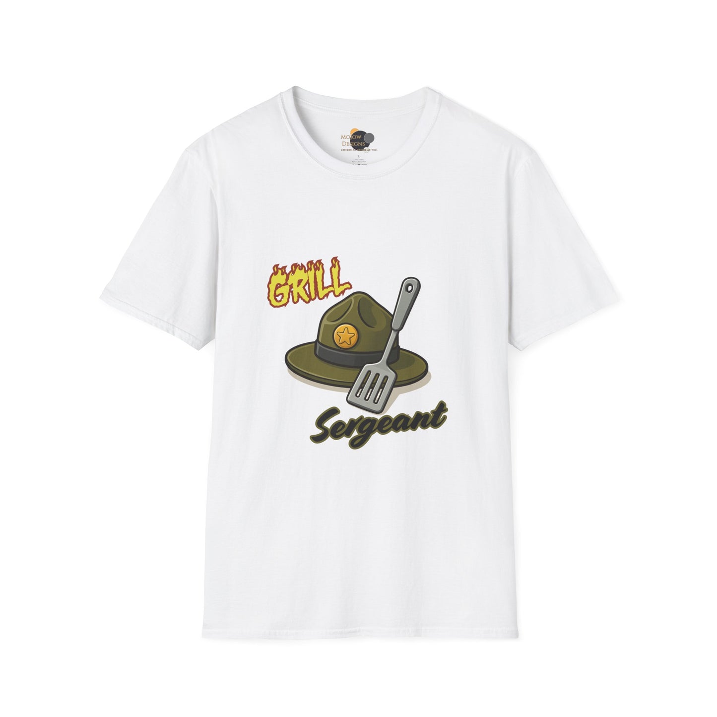 Grill Sergeant Unisex T-Shirt | Fun BBQ Gift, Casual Summer Wear, Cooking Enthusiast Tee, Father's Day Present, Outdoor Apparel