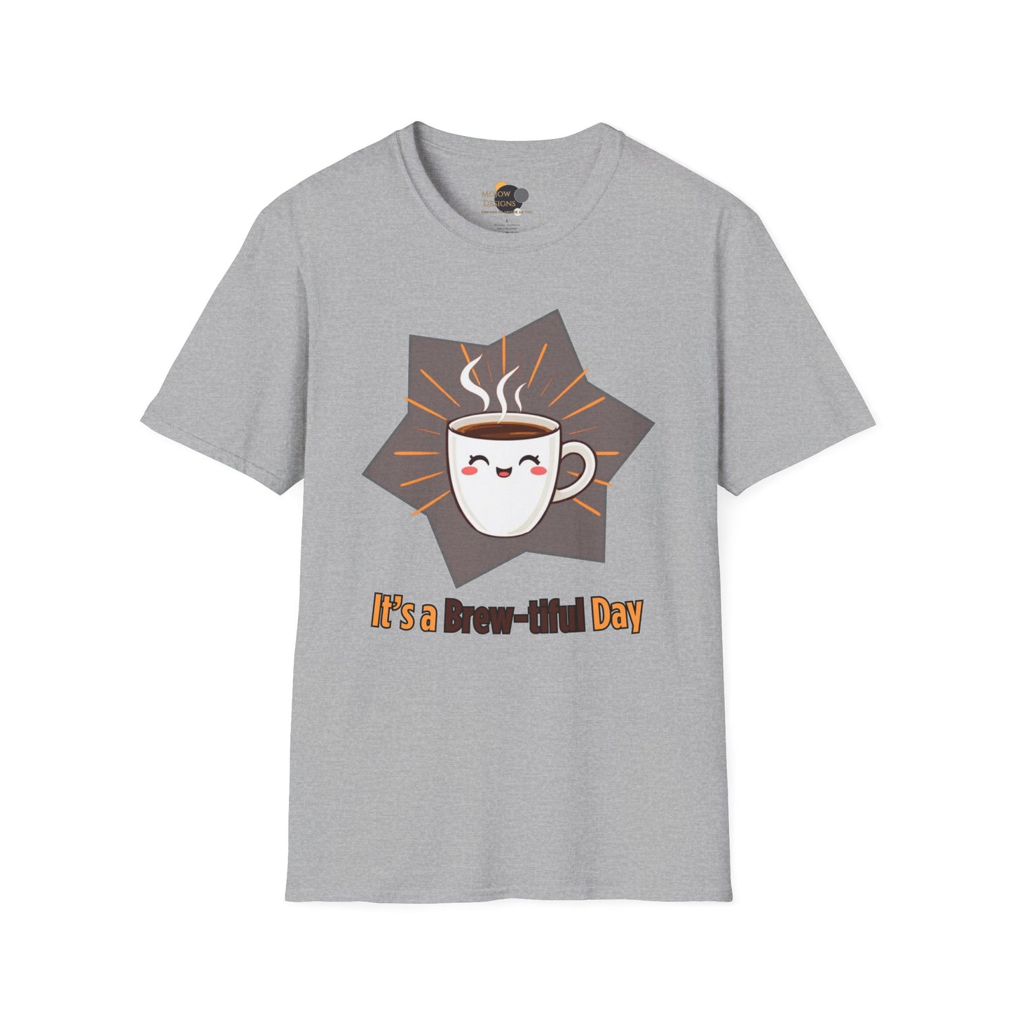 Unisex Coffee Lover T-Shirt, It's a Brew-tiful Day Tee, Gift for Baristas, Cute Coffee Shirt, Casual Everyday Wear, Birthday Gift