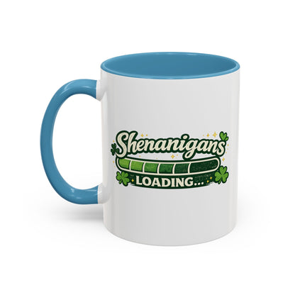 Shenanigans Loading Coffee Mug — St. Patrick’s Day Accent Mug