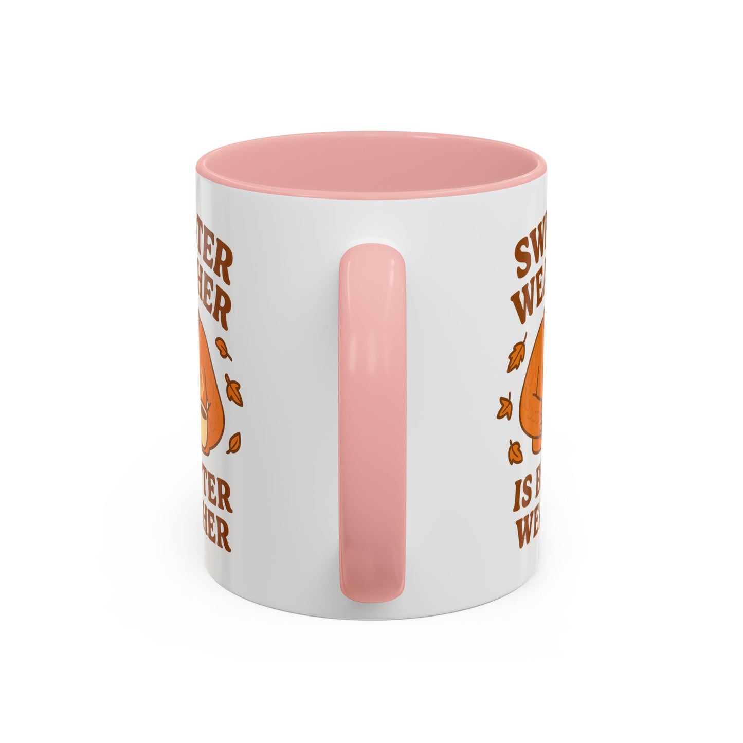 Cozy Fall Mug with Sweater Weather Design, Autumn Coffee Mug, Cute Gift for Pumpkin Spice Lovers, Hot Chocolate, Thanksgiving, Fall Decor