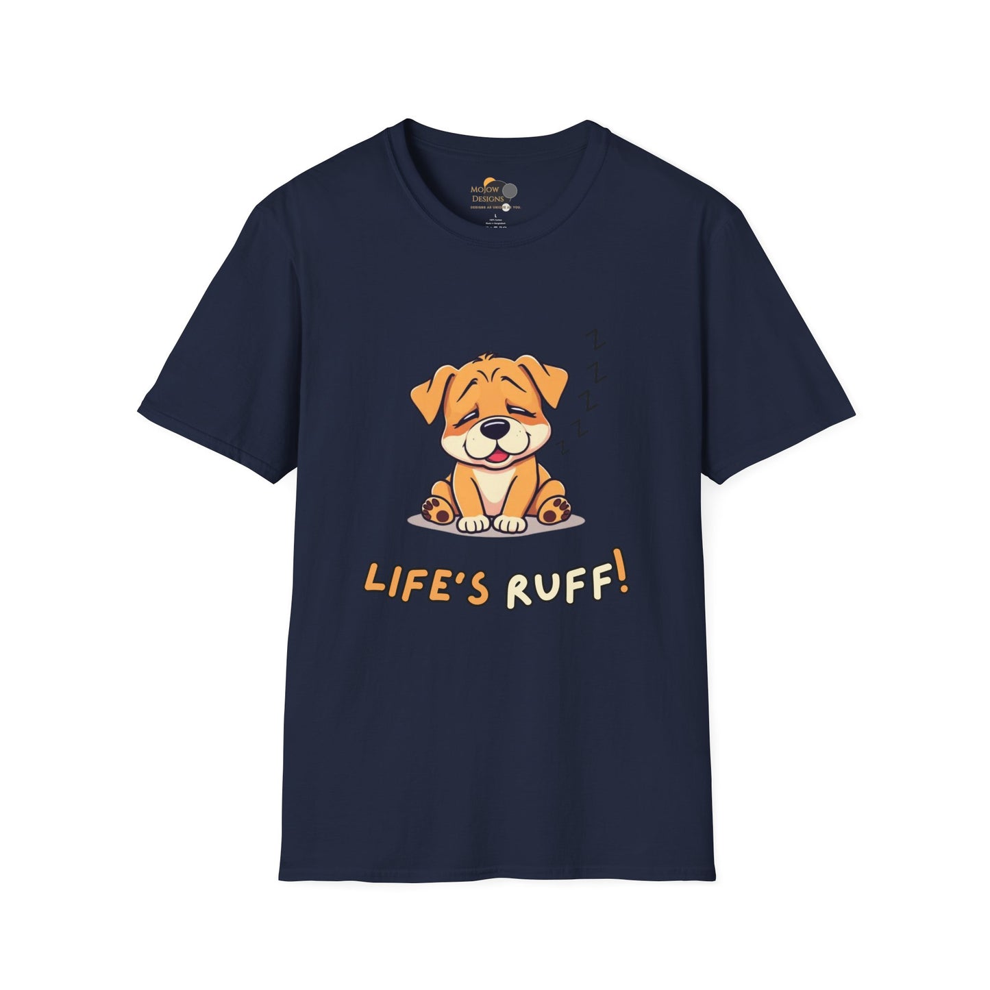 Cute Dog Tee - Life's Ruff! Unisex T-Shirt, Pet Lover Gift, Casual Wear, Funny Dog Shirt, Dog Mom/Dad Gift