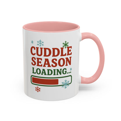 Cuddle Season Loading Coffee Mug — Holiday Hot Cocoa Gift Christmas