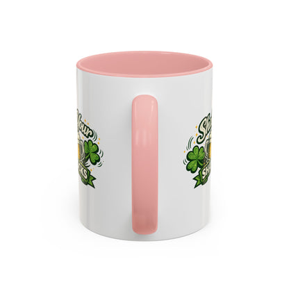 Shake Your Shamrocks Coffee Mug — St. Patrick's Day Beer & Shamrock Accent Mug
