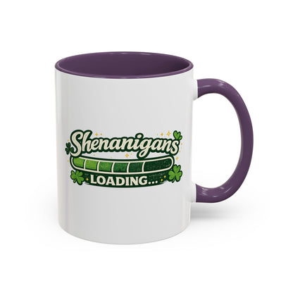 Shenanigans Loading Coffee Mug — St. Patrick’s Day Accent Mug