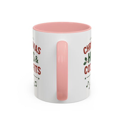 Christmas Hits & Cozy Fits Coffee Mug — Holiday Music & Cozy Outfit Gift