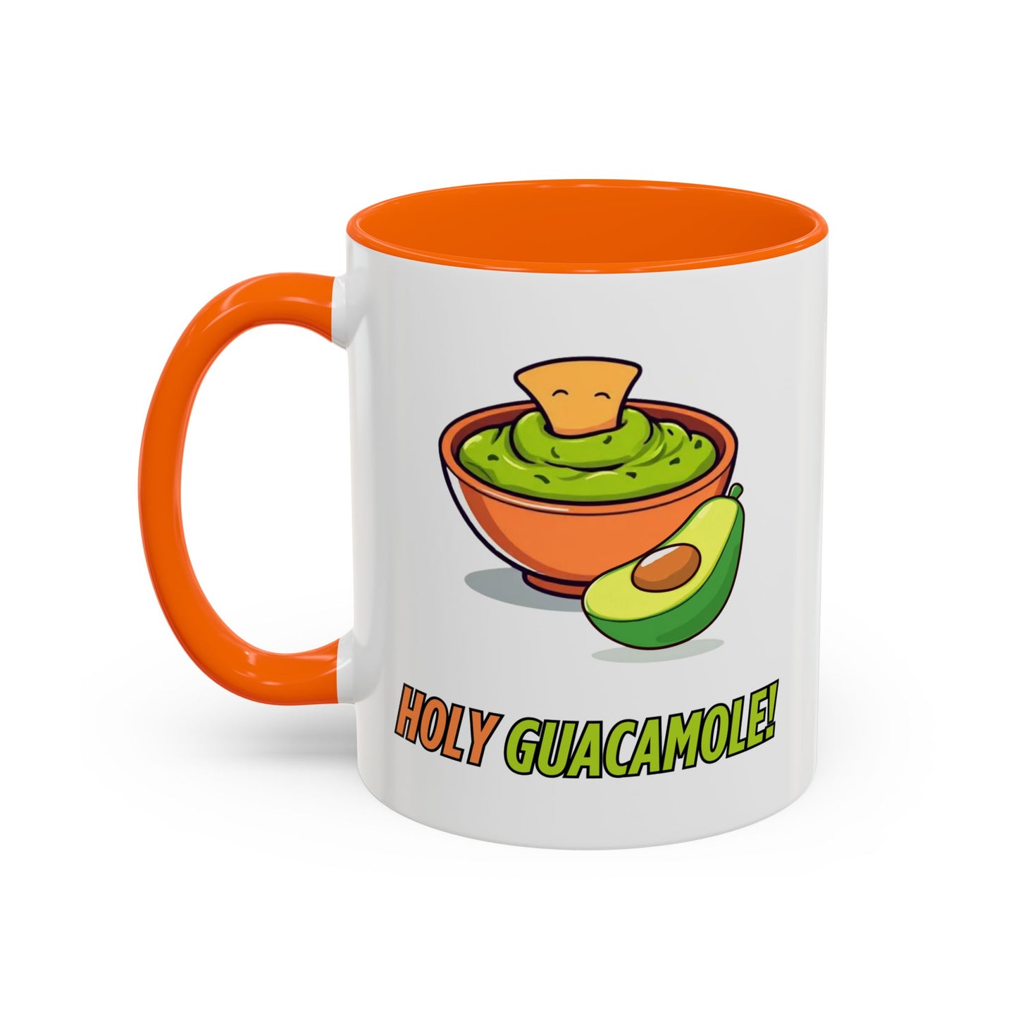 Holy Guacamole Coffee Mug, Fun Avocado Tea Cup, Quirky Kitchenware, Unique Gift for Food Lovers, Vibrant Drinkware