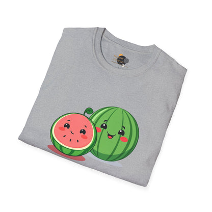 Funny Watermelon T-Shirt, Cute Summer Gift, Unisex Tee, Birthday Gift, Friendship Shirt, Cute Fruit Tee