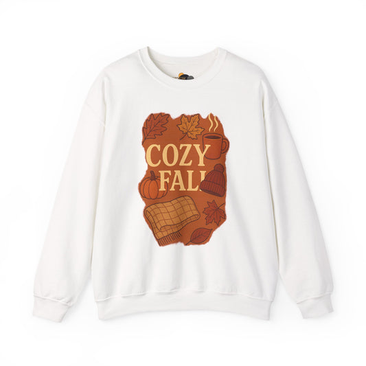 Cozy Fall Crewneck Sweatshirt, Autumn Apparel, Unisex Sweatshirt, Fall Fashion, Thanksgiving Gift, Cozy Sweater