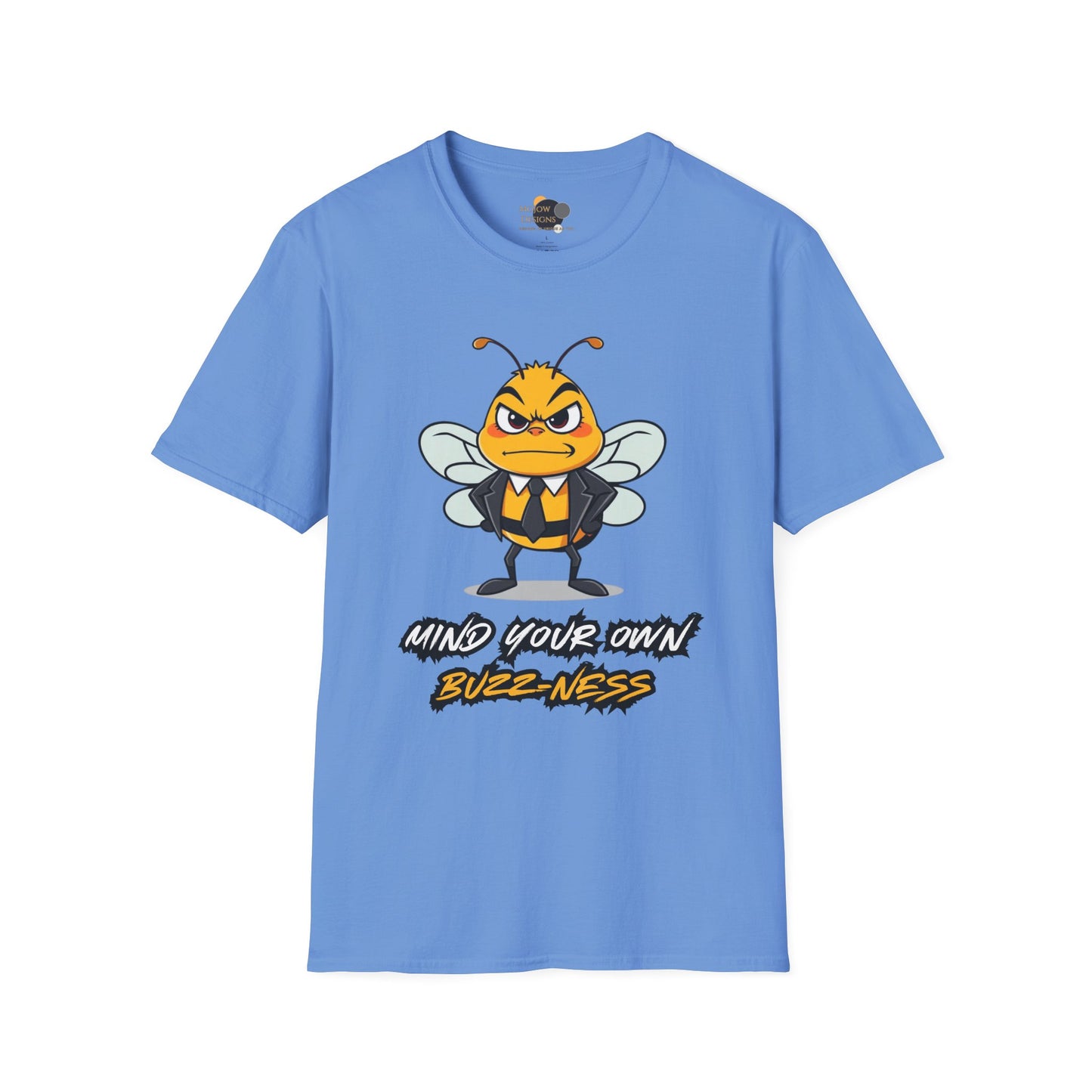 Funny Bee Graphic Tee, Mind Your Own Buzz-ness Shirt, Unisex Casual T-Shirt for Gift, Humor Apparel, Summer Wear, Spring Time