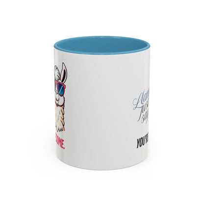 Llama Coffee Mug - Funny Llama Mug, Accent Mug, Gift for Coffee Lovers, Unique Llama Gifts, You're Awesome Mug