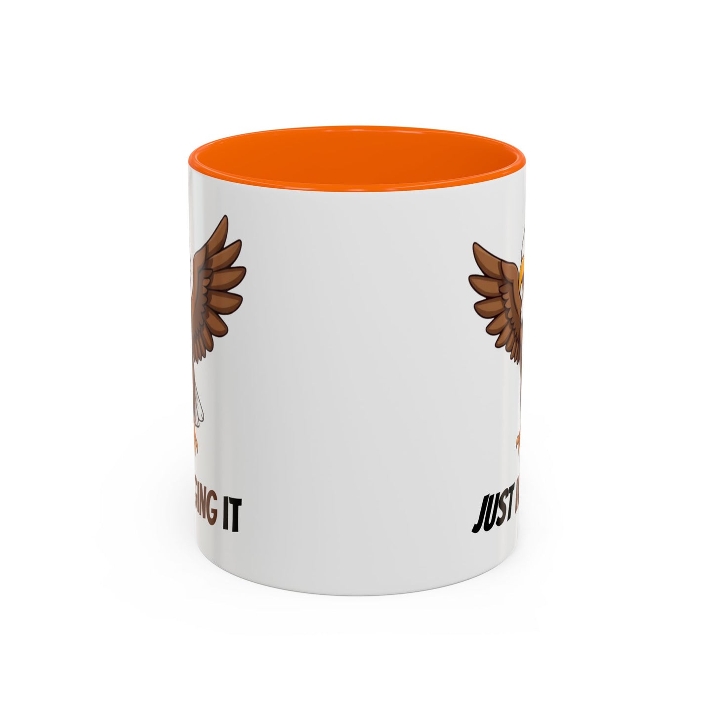 Just Winging It Coffee Mug - Fun Eagle Design, Motivational Mug, Perfect for Gifts, Coffee Lovers, Home Office, Quirky Drinkware