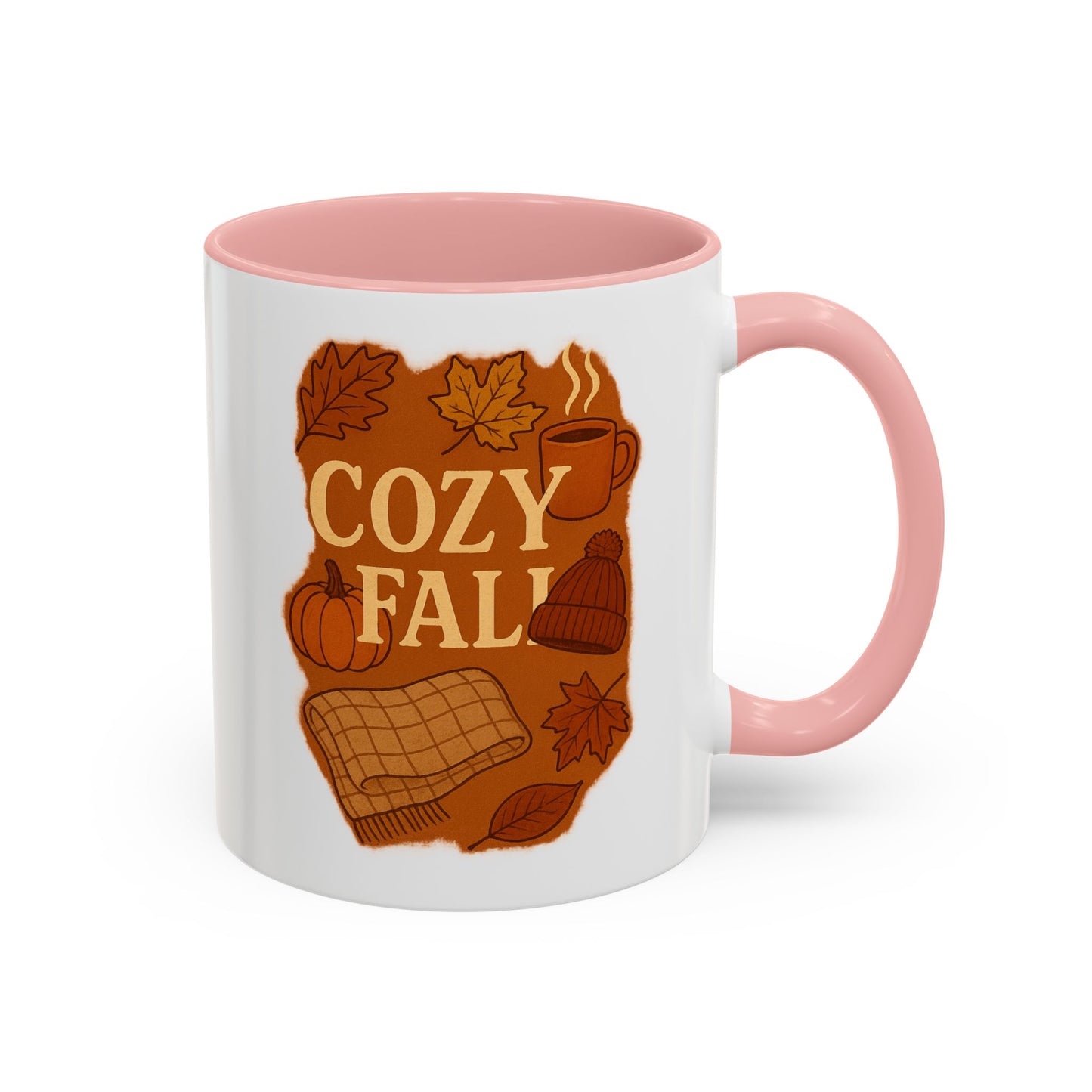 Cozy Fall Accent Coffee Mug | Seasonal Drinkware | Autumn Vibes | Perfect Gift for Fall | Home Decor | Coffee Lover's Companion