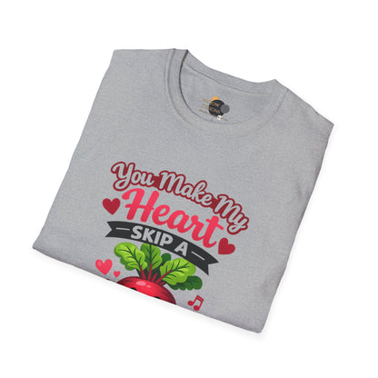 Beet T-Shirt — "You Make My Heart Skip a Beet" Cute Valentine’s Veggie Tee