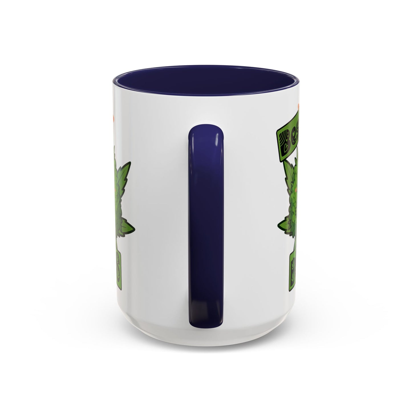 Best Buds Accent Coffee Mug, Cute Plant Mug, Gift for Plant Lovers, Pothead Gifts, Cannabusiness Mug