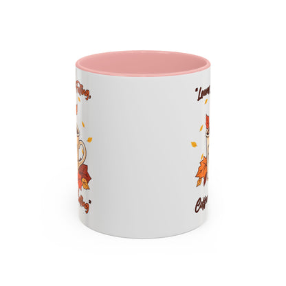 Cozy Fall Coffee Mug, Autumn Vibes, Perfect Gift for Coffee Lovers, Thanksgiving Decor, Seasonal Drinkware
