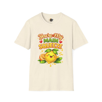 You’re My Main Squeeze T-Shirt — Cute Lemon Pun Graphic Tee for Couples & Valentine’s Day