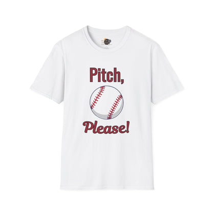 Baseball-Themed Unisex Softstyle T-Shirt, Perfect for Game Days, Sporty Gift, Summer Casual Wear, Unique Baseball Fan Apparel