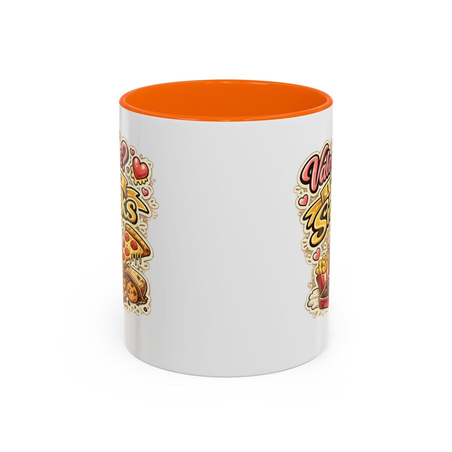 Valentine? I Prefer Snacks Coffee Mug — Funny Food Lover Gift