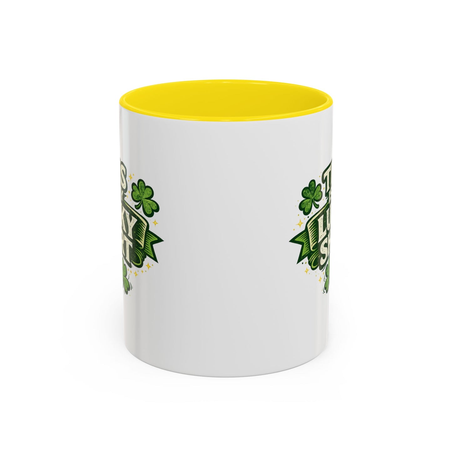 Lucky Shirt Coffee Mug — "This Is My Lucky Shirt" St. Patrick’s Day Accent Mug