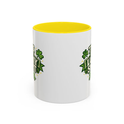 Lucky Shirt Coffee Mug — "This Is My Lucky Shirt" St. Patrick’s Day Accent Mug