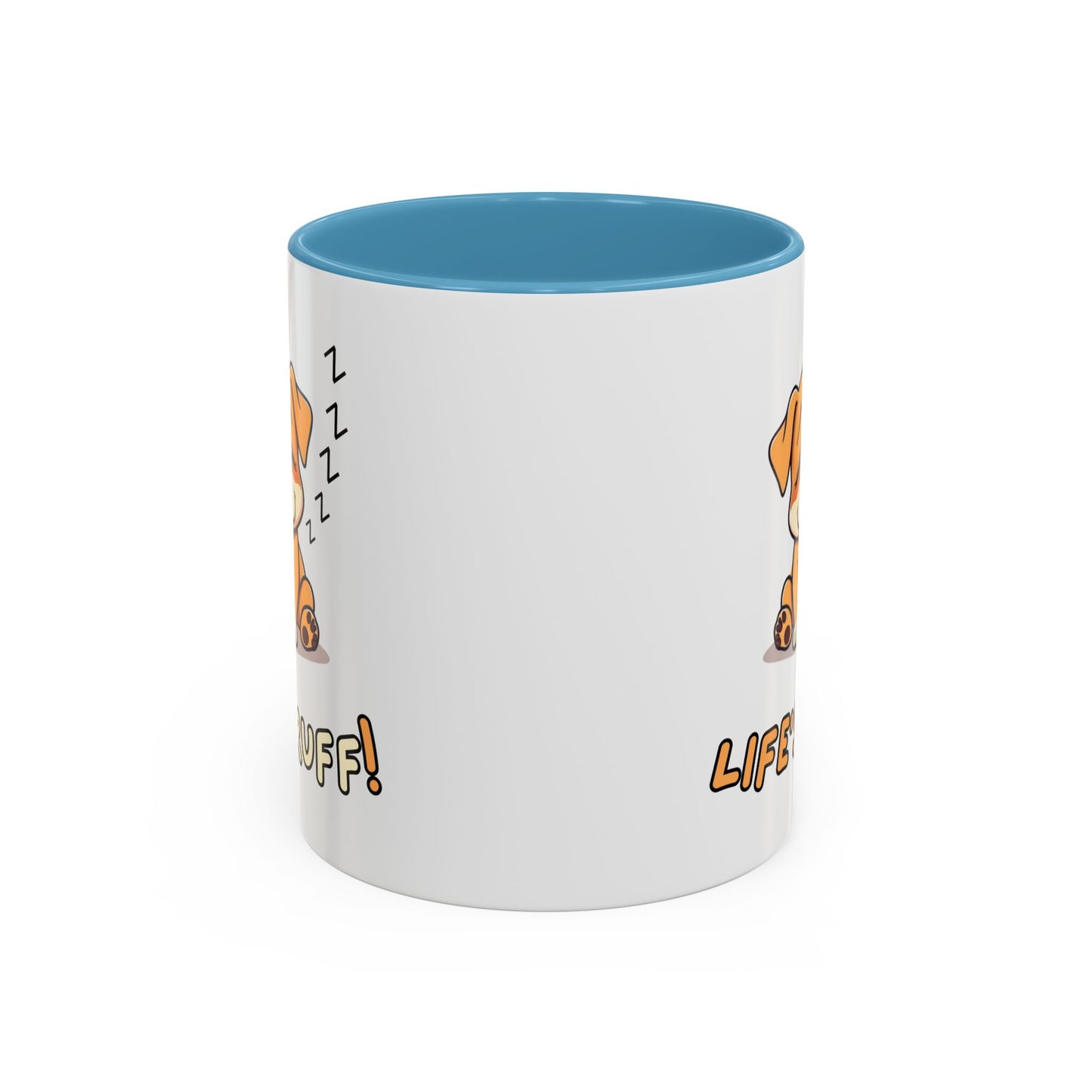 Dog Lover's Accent Coffee Mug | Cute Pet Gift | Perfect for Dog Owners | Life's Ruff Humor | Funny Coffee Cup | 11oz
