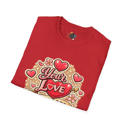 Valentine 'Your Love Looks Good On Me' Graphic T-Shirt