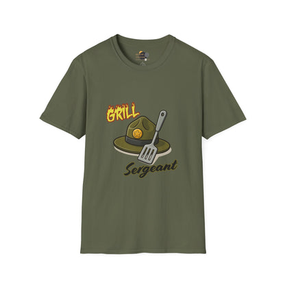 Grill Sergeant Unisex T-Shirt | Fun BBQ Gift, Casual Summer Wear, Cooking Enthusiast Tee, Father's Day Present, Outdoor Apparel