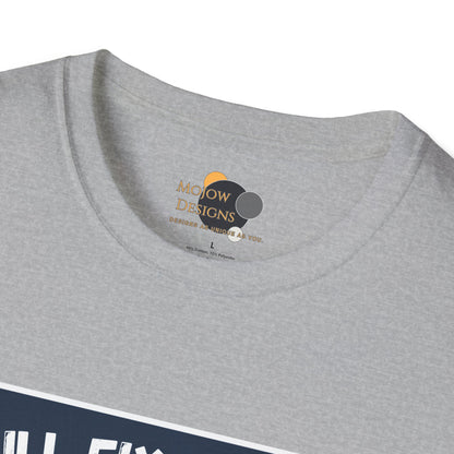 Funny Beer Fix Shirt | Unisex Softstyle Tee for Beer Lovers, Great Gift for Father's Day, Birthdays, Casual Wear, DIY Enthusiasts