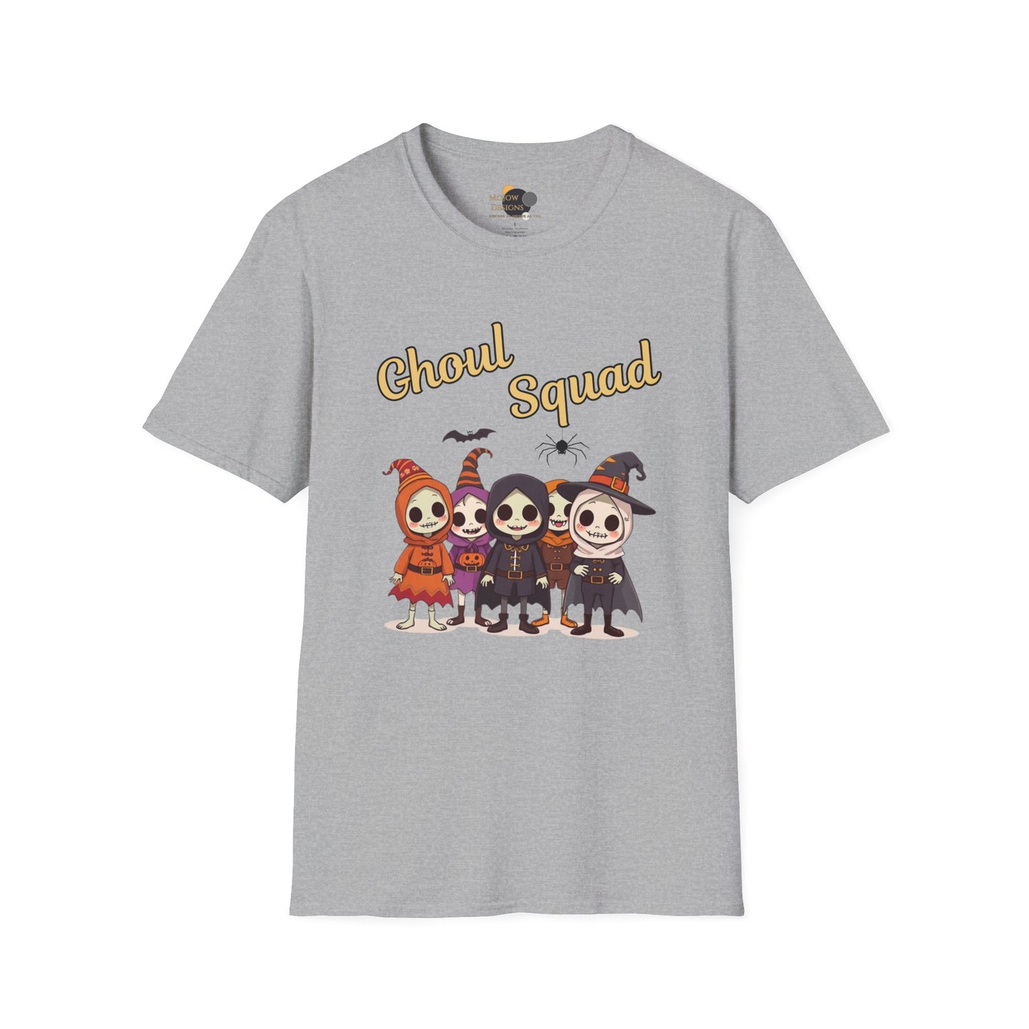 Unisex Ghoul Squad T-Shirt, Halloween Tee, Boo Crew Shirt, Spooky Season Apparel, Ghostly Friends Top, Fall