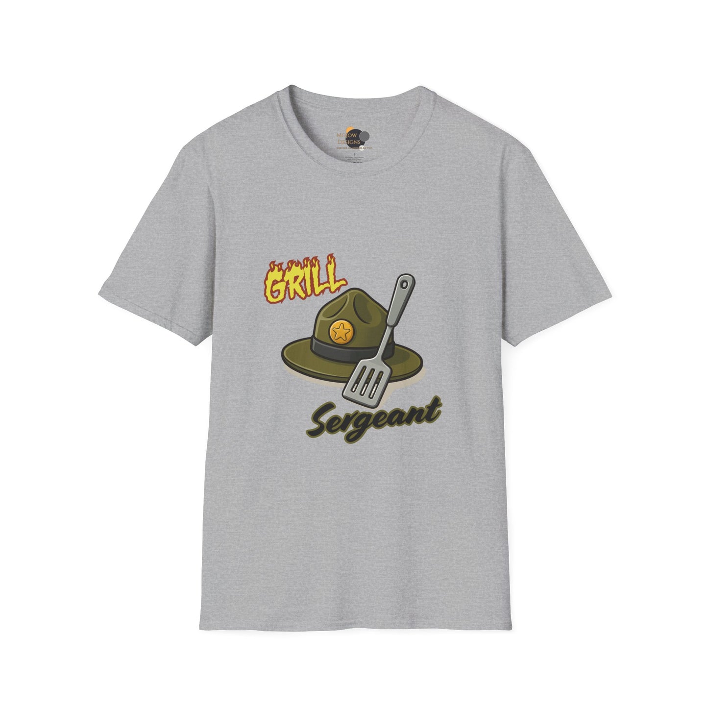 Grill Sergeant Unisex T-Shirt | Fun BBQ Gift, Casual Summer Wear, Cooking Enthusiast Tee, Father's Day Present, Outdoor Apparel