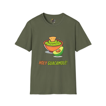 Holy Guacamole Avocado T-Shirt, Funny Graphic Tee, Unisex Softstyle Shirt, Perfect Gift, Casual Wear, Foodie Apparel