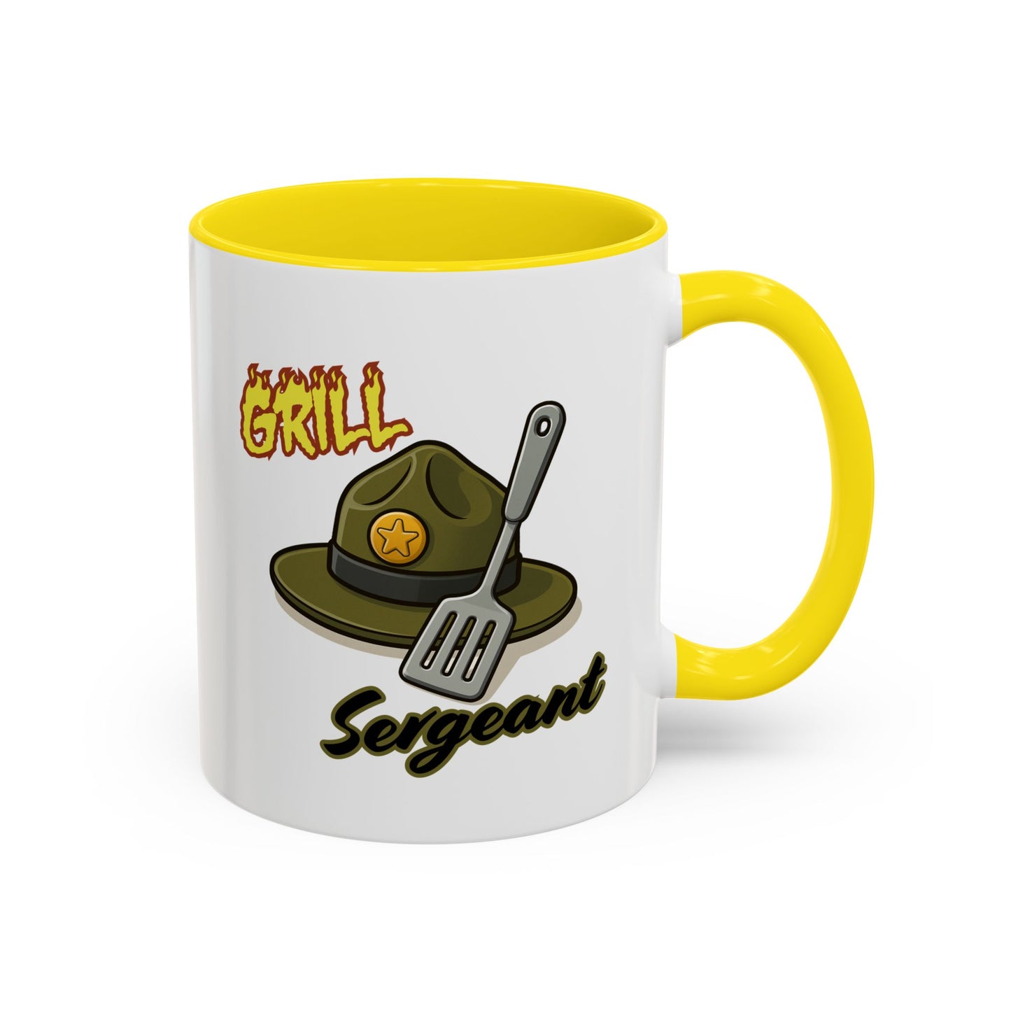 Grill Sergeant Coffee Mug | Funny Cooking Gift | Dad Mug | BBQ Lover Gift | Kitchen Decor | Father's Day Gift