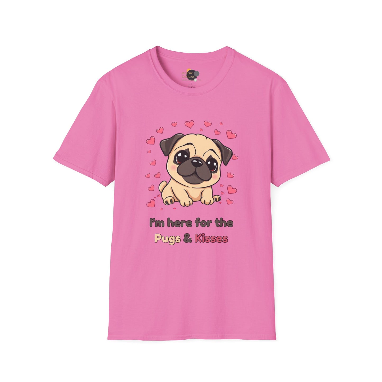 Cute Pug Graphic T-Shirt for Dog Lovers, Dog Mom Gift, Pet Lover Tee, Funny Dog Shirt, Animal Rescue Support