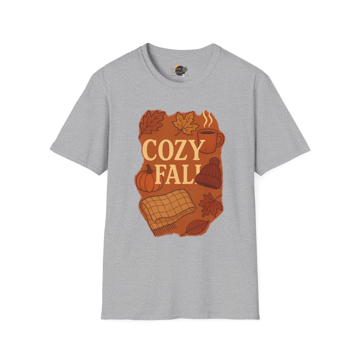 Cozy Fall Unisex T-Shirt, Autumn Tee, Seasonal Wear, Fall Fashion, Thanksgiving Gift, Pumpkin Spice Shirt
