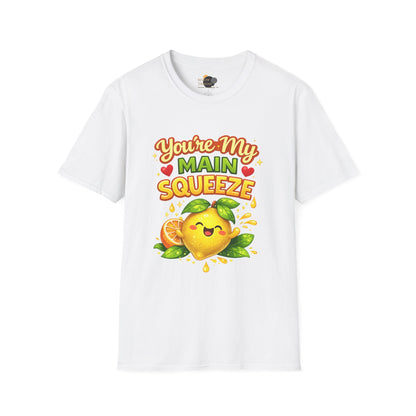 You’re My Main Squeeze T-Shirt — Cute Lemon Pun Graphic Tee for Couples & Valentine’s Day