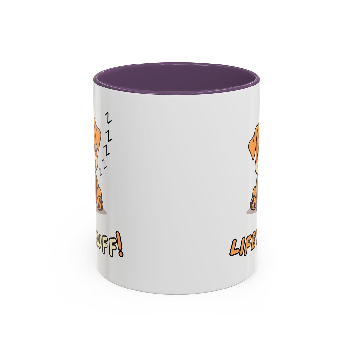 Dog Lover's Accent Coffee Mug | Cute Pet Gift | Perfect for Dog Owners | Life's Ruff Humor | Funny Coffee Cup | 11oz