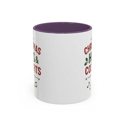 Christmas Hits & Cozy Fits Coffee Mug — Holiday Music & Cozy Outfit Gift