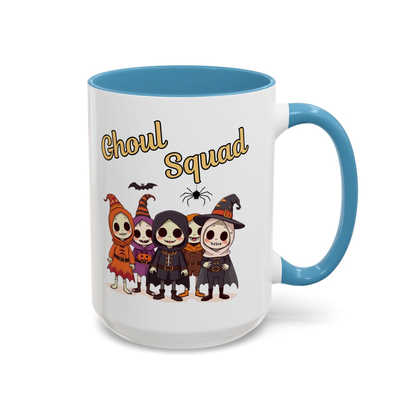 Ghoul Squad Coffee Mug - Perfect for Halloween Parties, Trick-or-Treating, or Everyday Use - Fun Spooky Gift, Holiday Decor, Novelty Mug, Fall